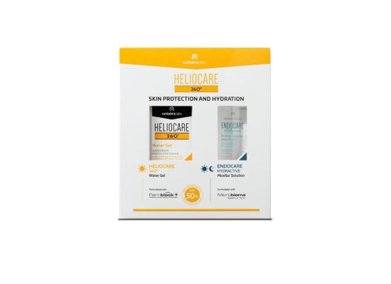 Heliocare 360 Water Gel  Spf 50+ Sunblock | Sunscreen + Free Endocare Hydractive Micellar Solution 100 ml Package